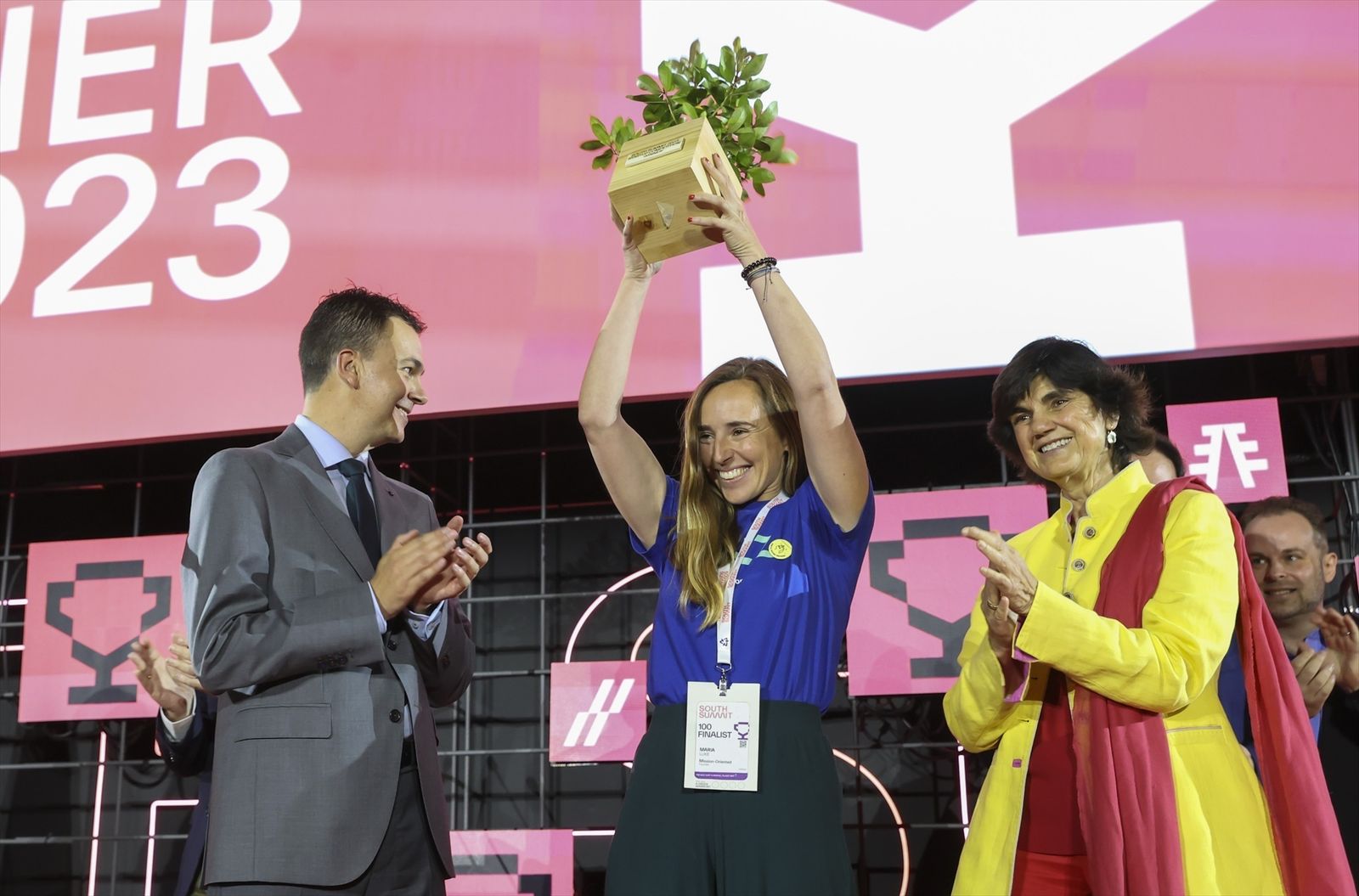 María Luke, cofundadora y CEO de la startup Uelz, ganadora de South Summit Madrid 2023