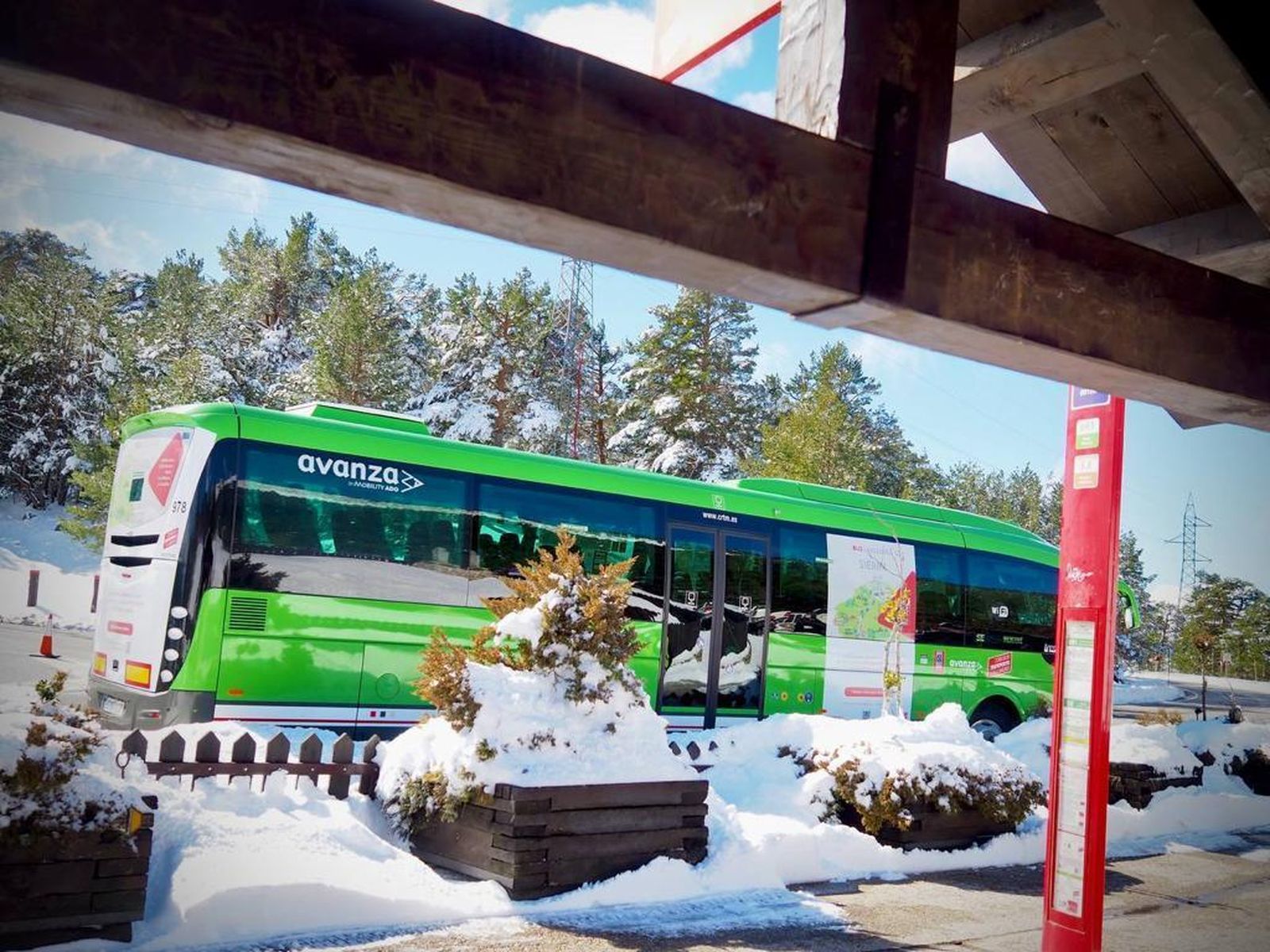 Presentación del autobús lanzadera a Cotos y Valdesquí