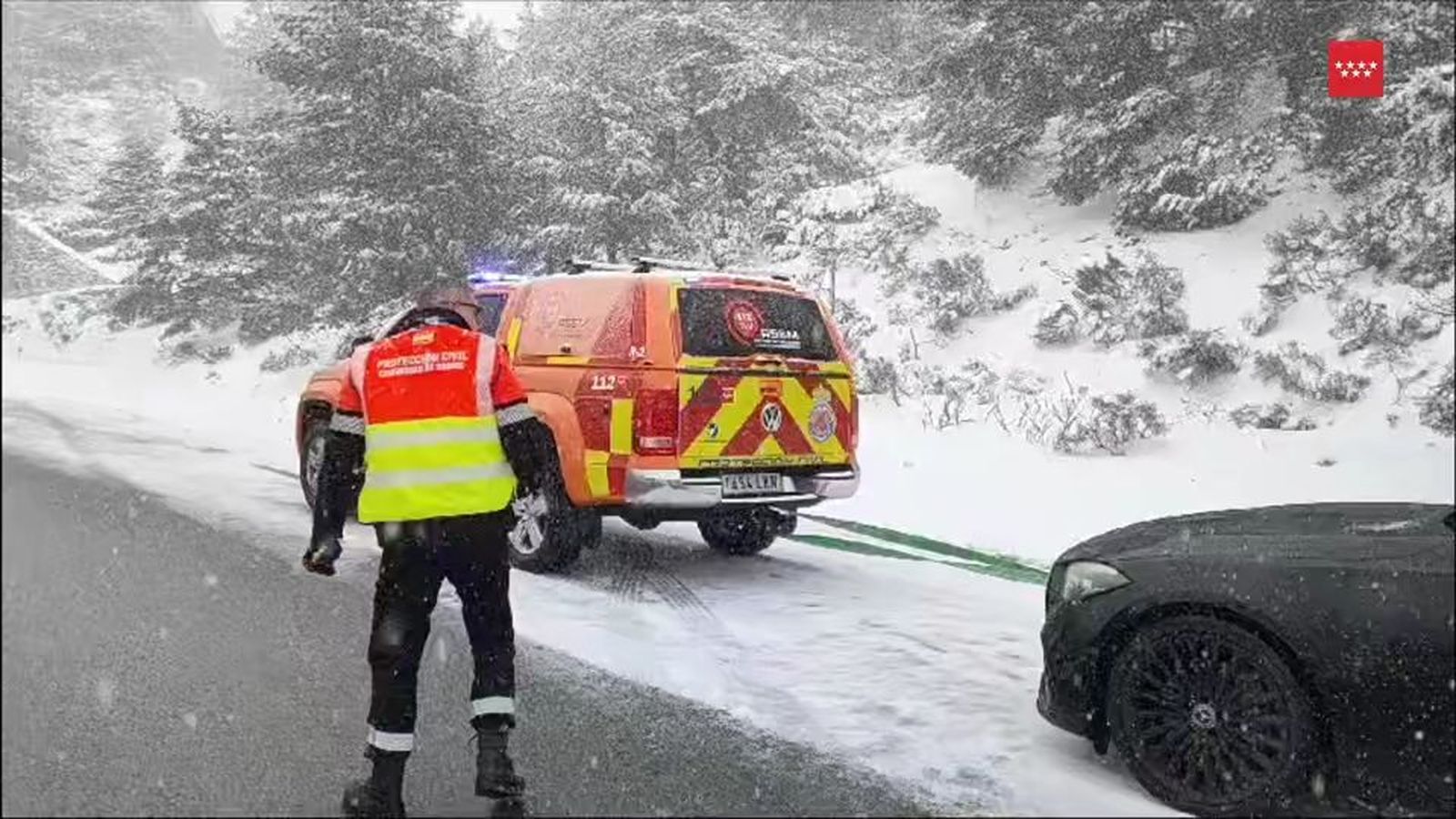Nieve en la sierra