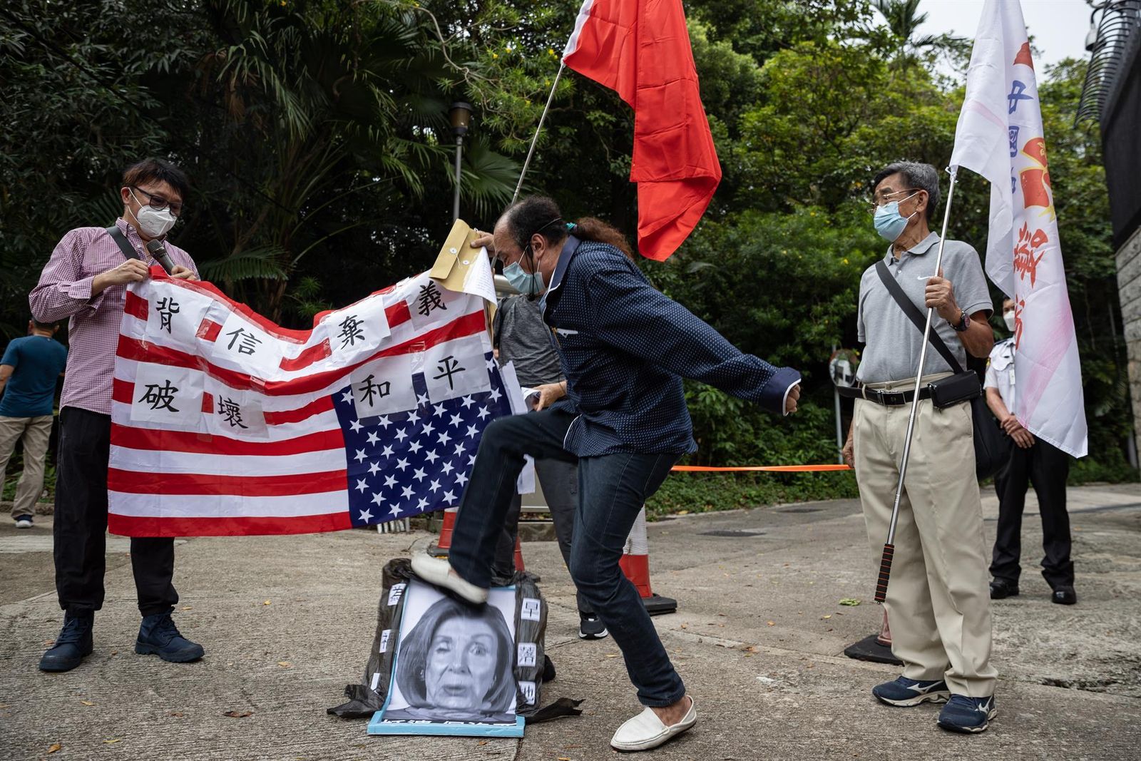 Protestas en China por la visita de Pelosi a Taiwan