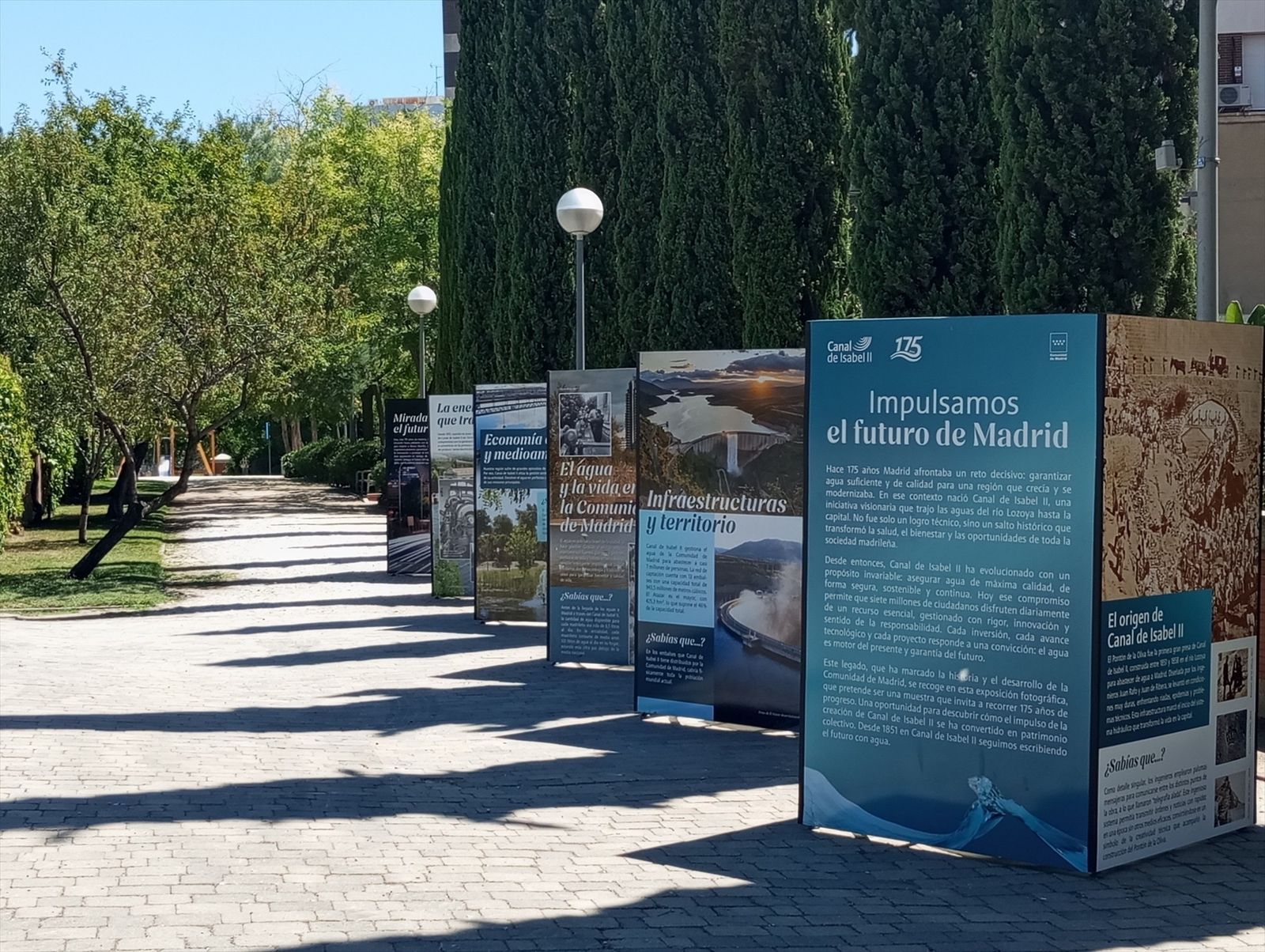 Exposición sobre los 175 años de Canal de Isabel II