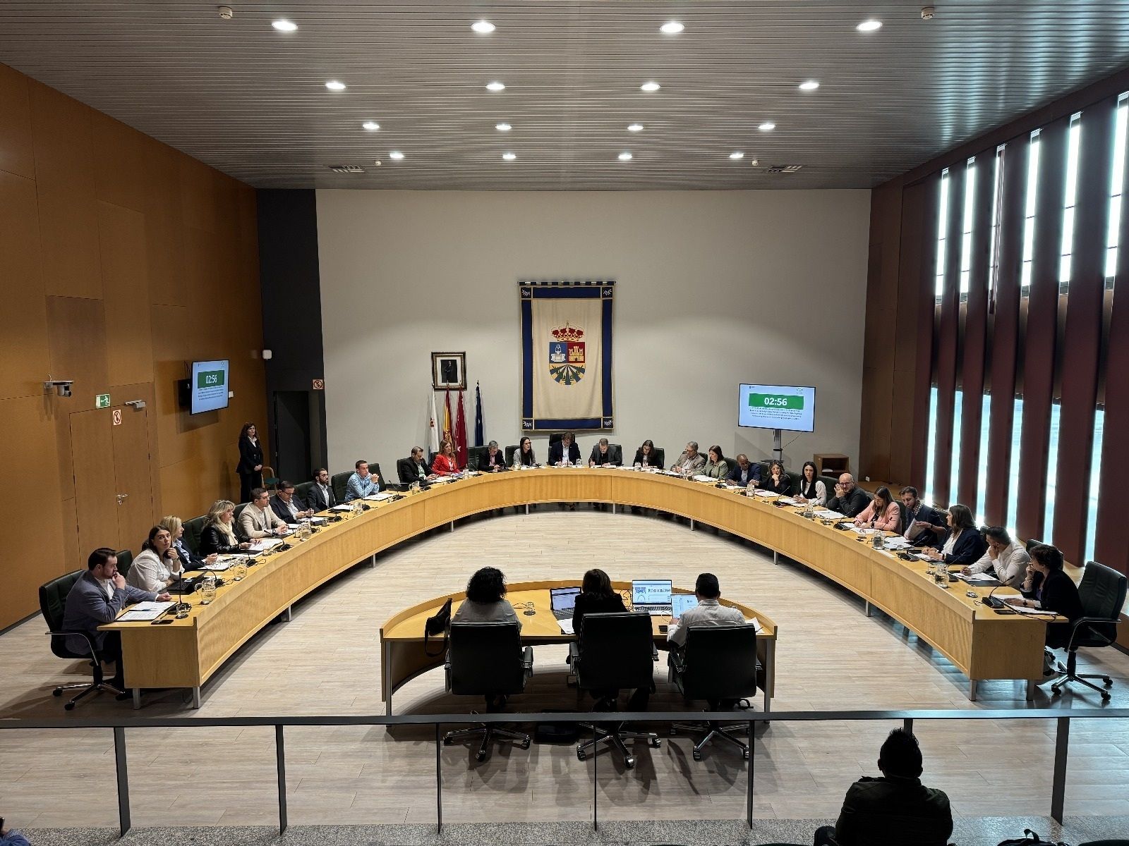 Sesión plenaria de la corporación municipal de Fuenlabrada