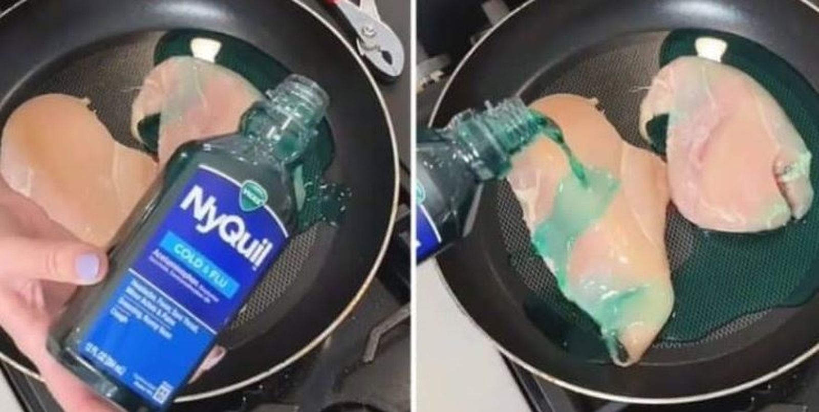 El desafío del pollo NyQuil