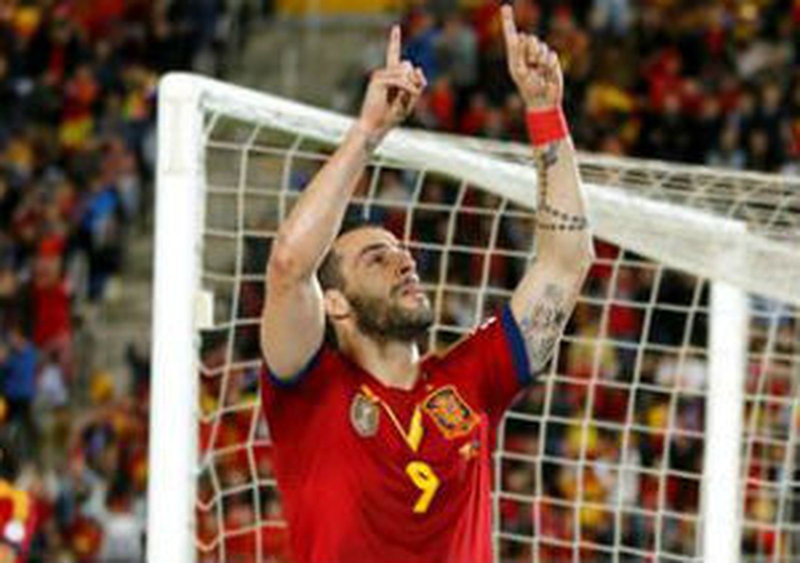 Álvaro Negredo, con España