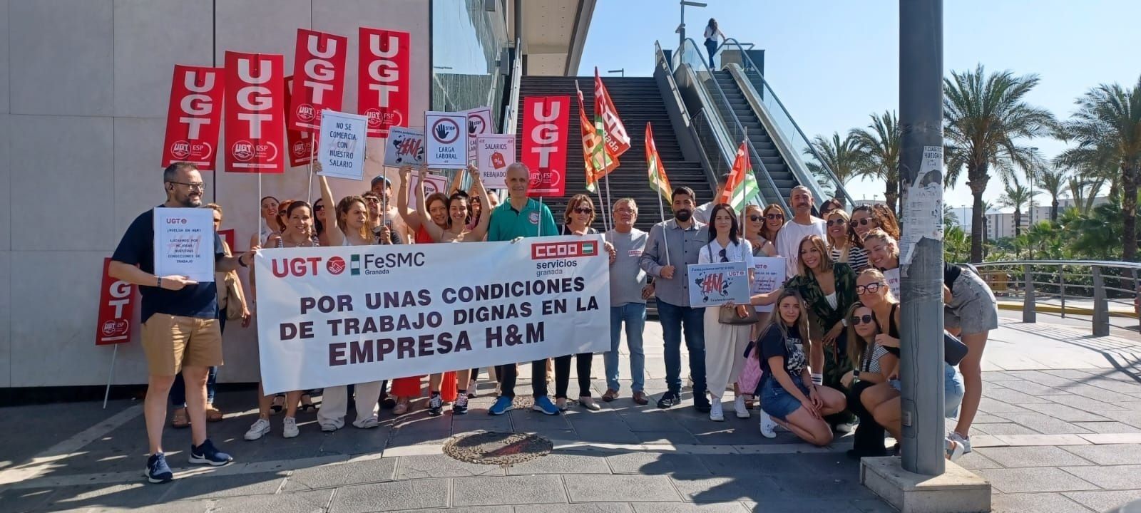 Los trabajadores de H&M afrontan su segunda jornada de huelga