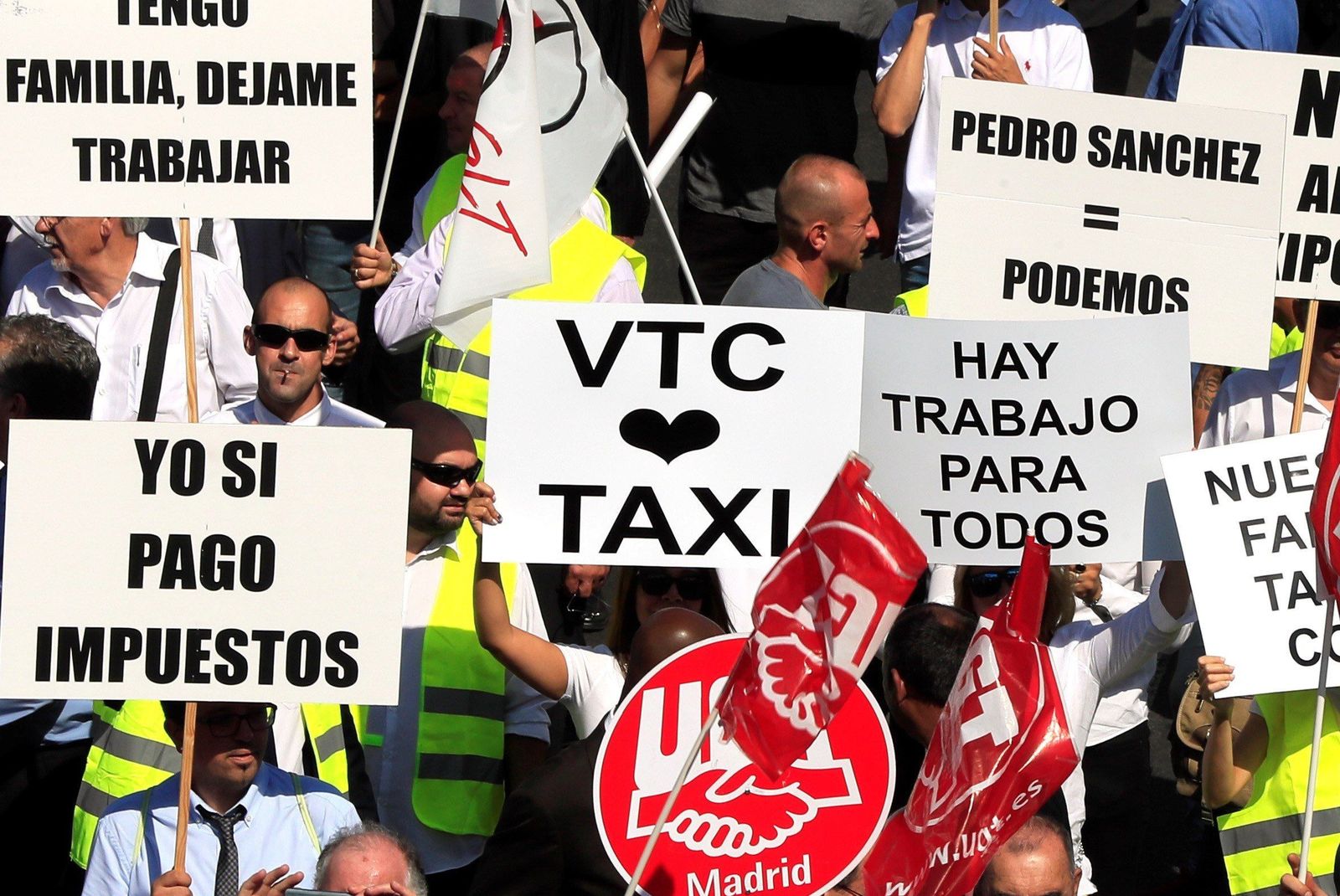 6.500 trabajos en peligro si Uber y Cabify salen de Madrid