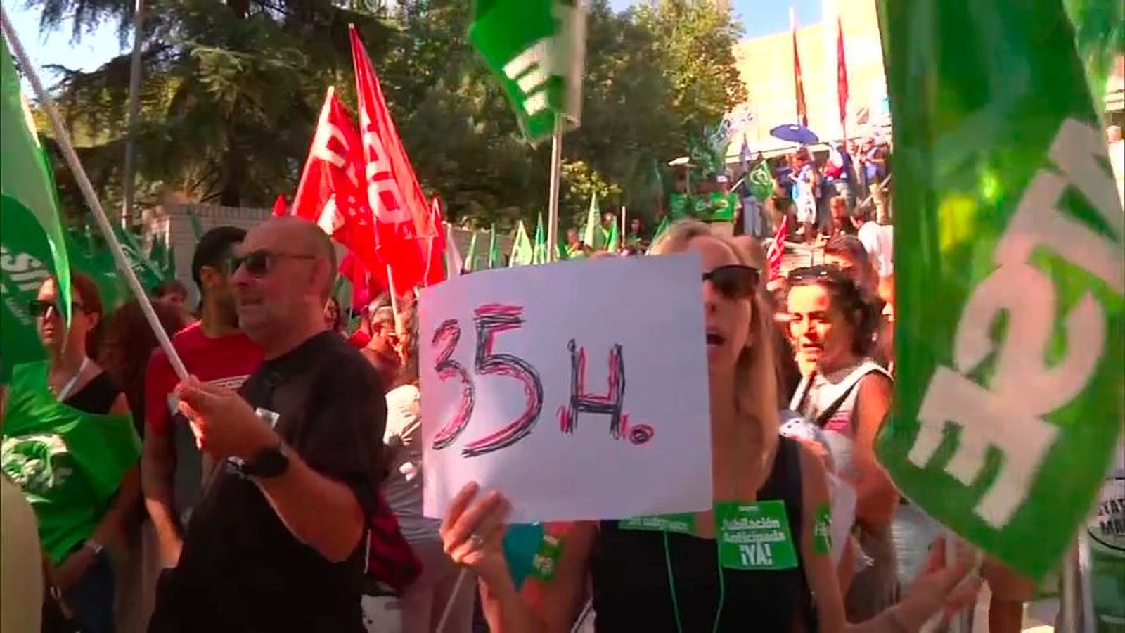 Sanitarios de toda España se manifiestan contra el Estatuto Marco con las nuevas condiciones de trabajo