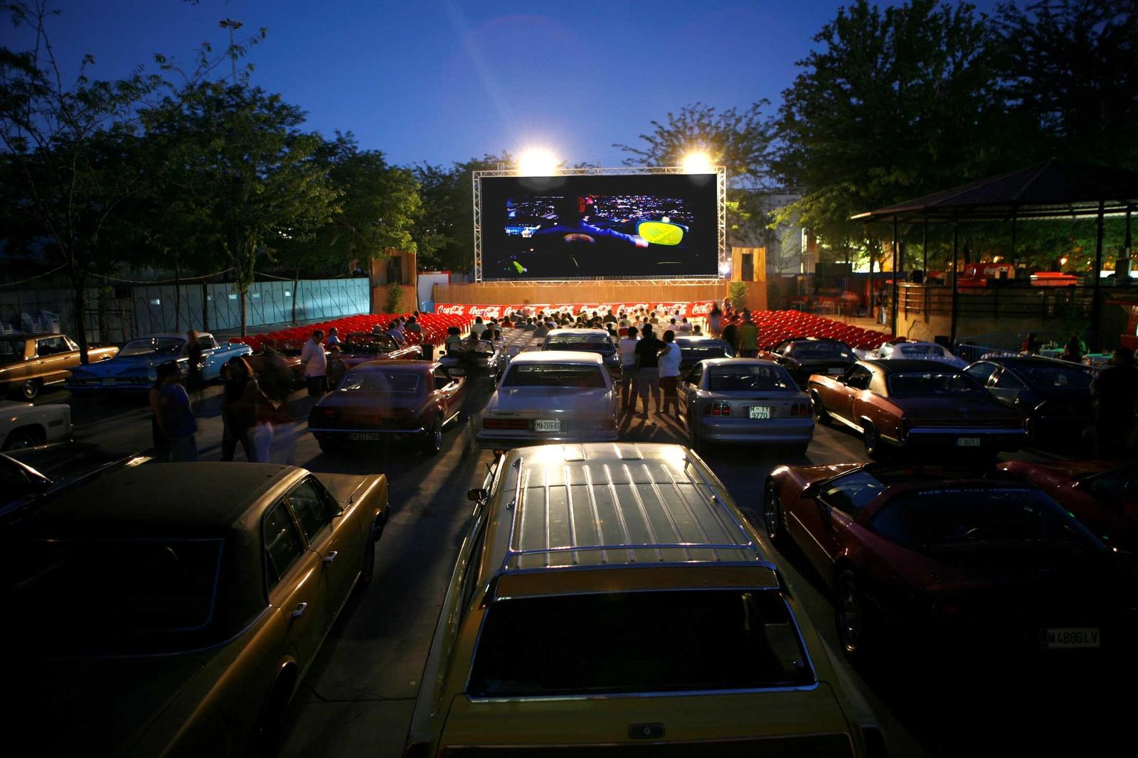Cine de verano en el parque de la Bombilla