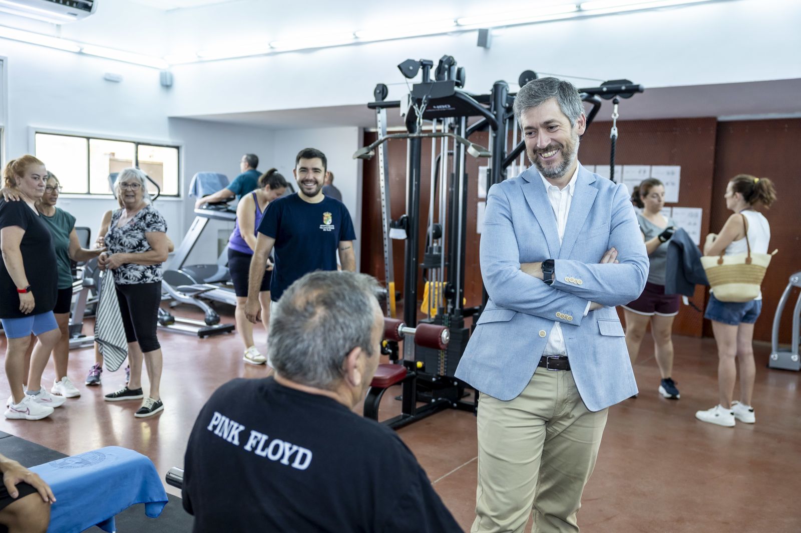 El consejero de Presidencia en la visita a la Comarca  de las Vegas y Alcarria de Madrid