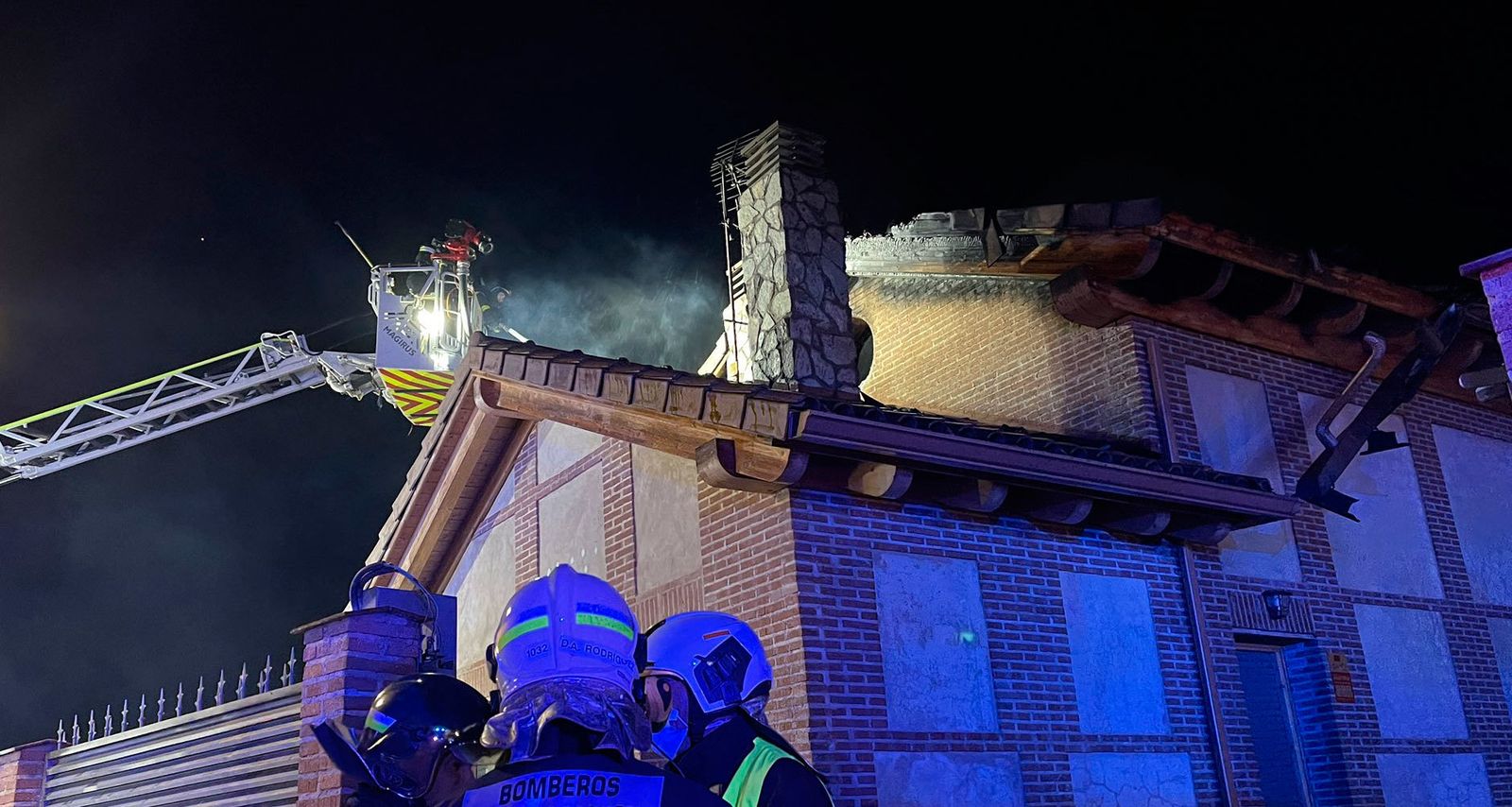 Incendio en una vivienda en Torrelaguna