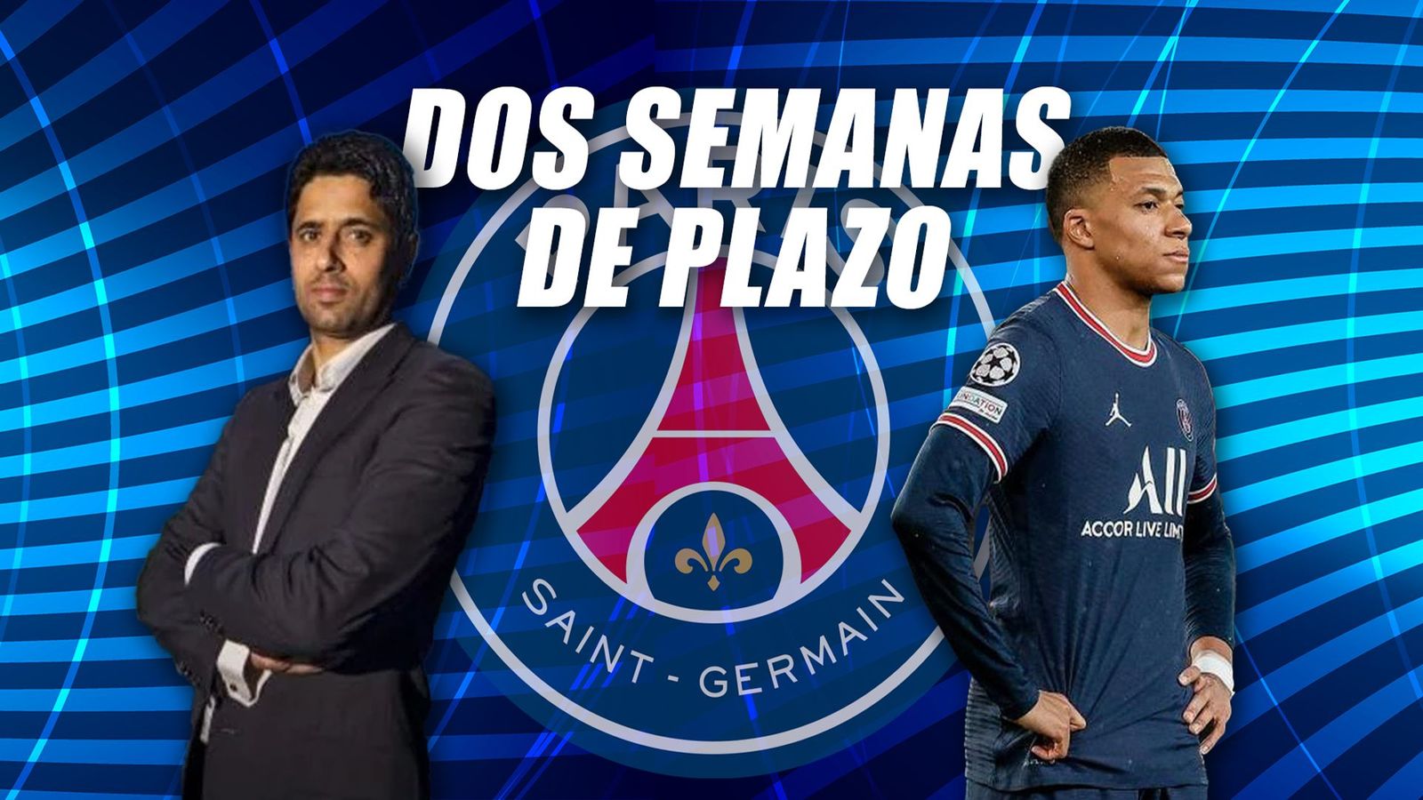 Cruce de cartas PSG-Mbappé