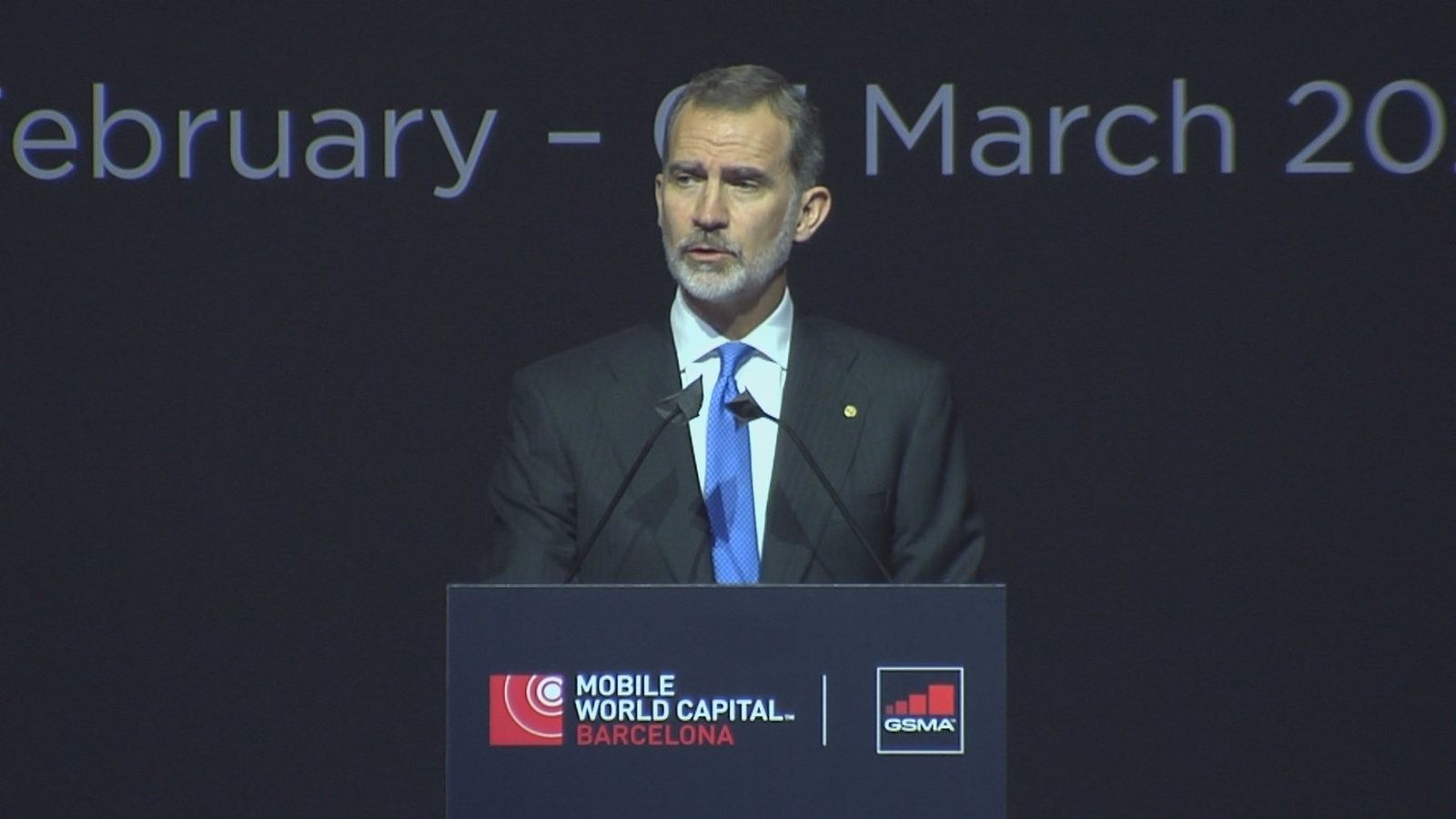 Felipe VI critica la "inaceptable agresión" a Ucrania en la cena inaugural del MWC
