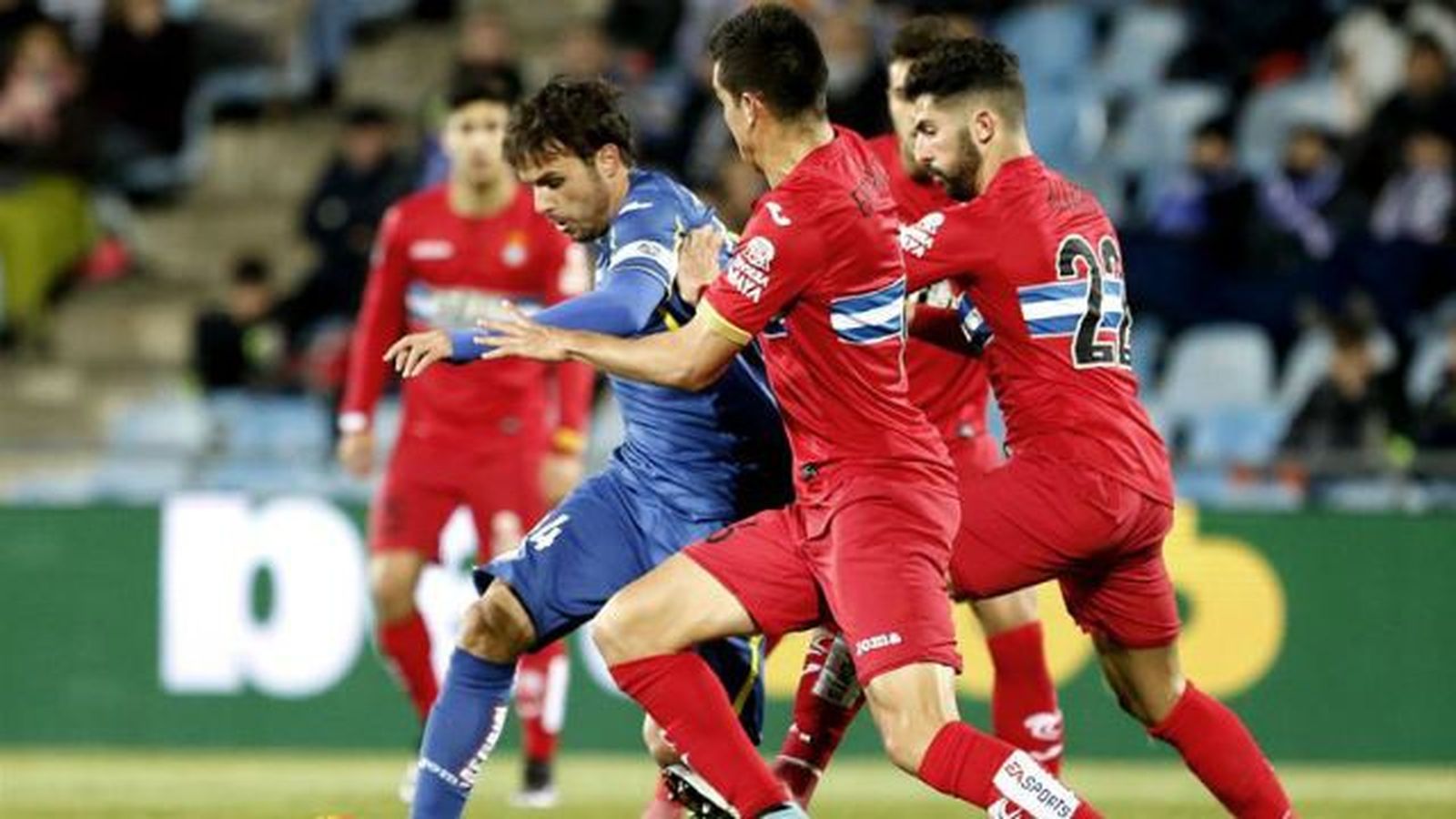 3-1. El Getafe se deshace del Espanyol con un exquisito Pedro León
