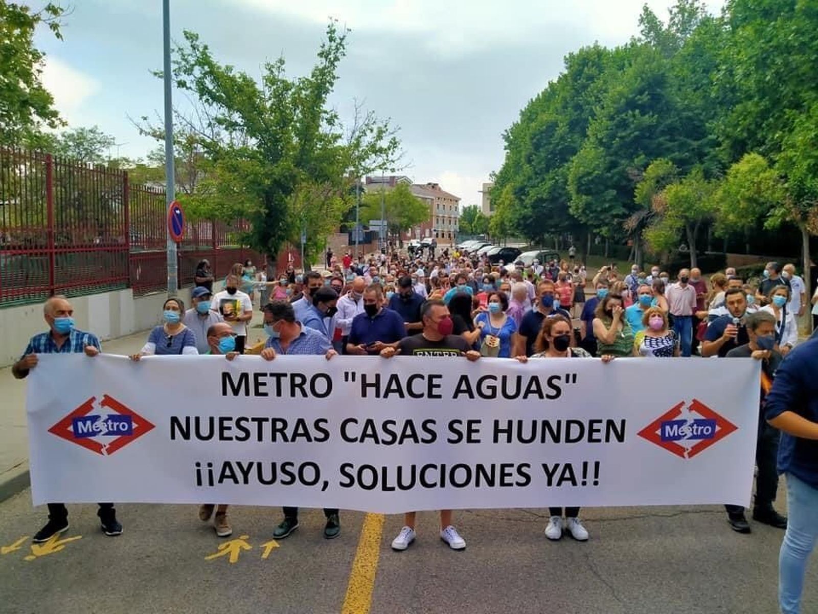 Posibilidad de más desalojos en San Fernando por los daños del metro a las viviendas