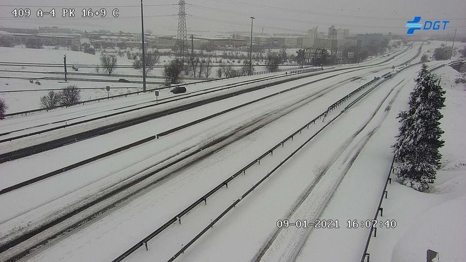 Termina la odisea para los 1.500 conductores atrapados por el temporal en las carreteras madrileñas
