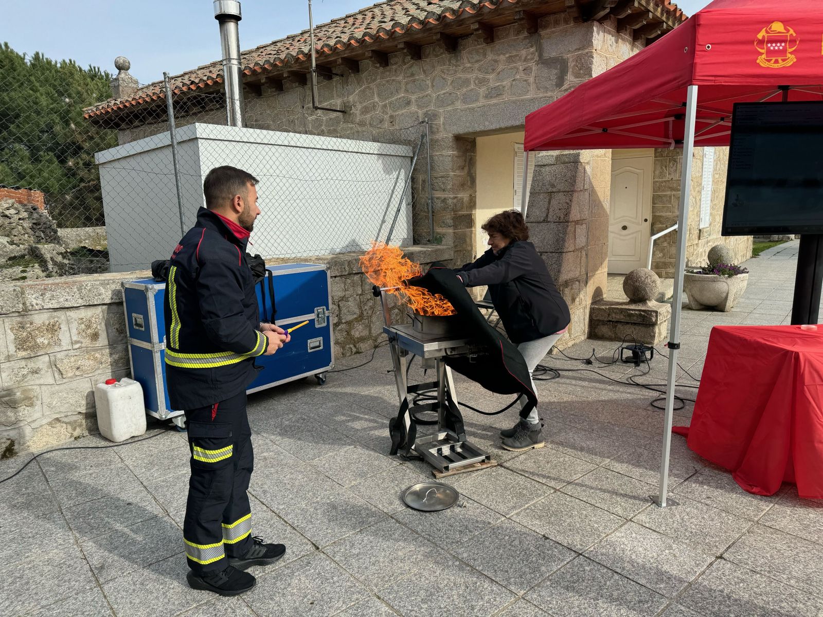 Campaña de prevención de incendios domésticos en los pueblos de Madrid