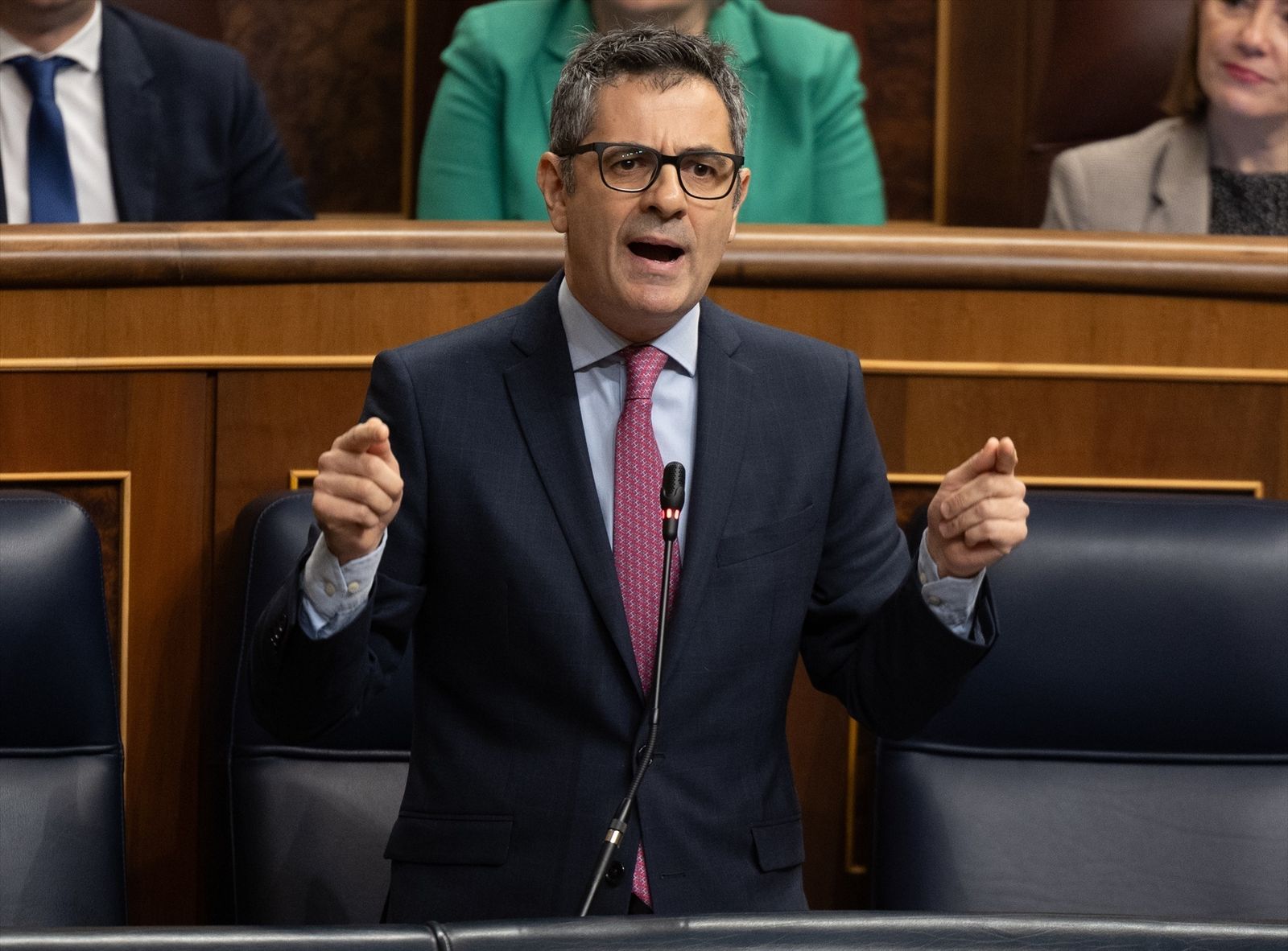 El ministro de la Presidencia, Relaciones con las Cortes y Justicia, Félix Bolaños