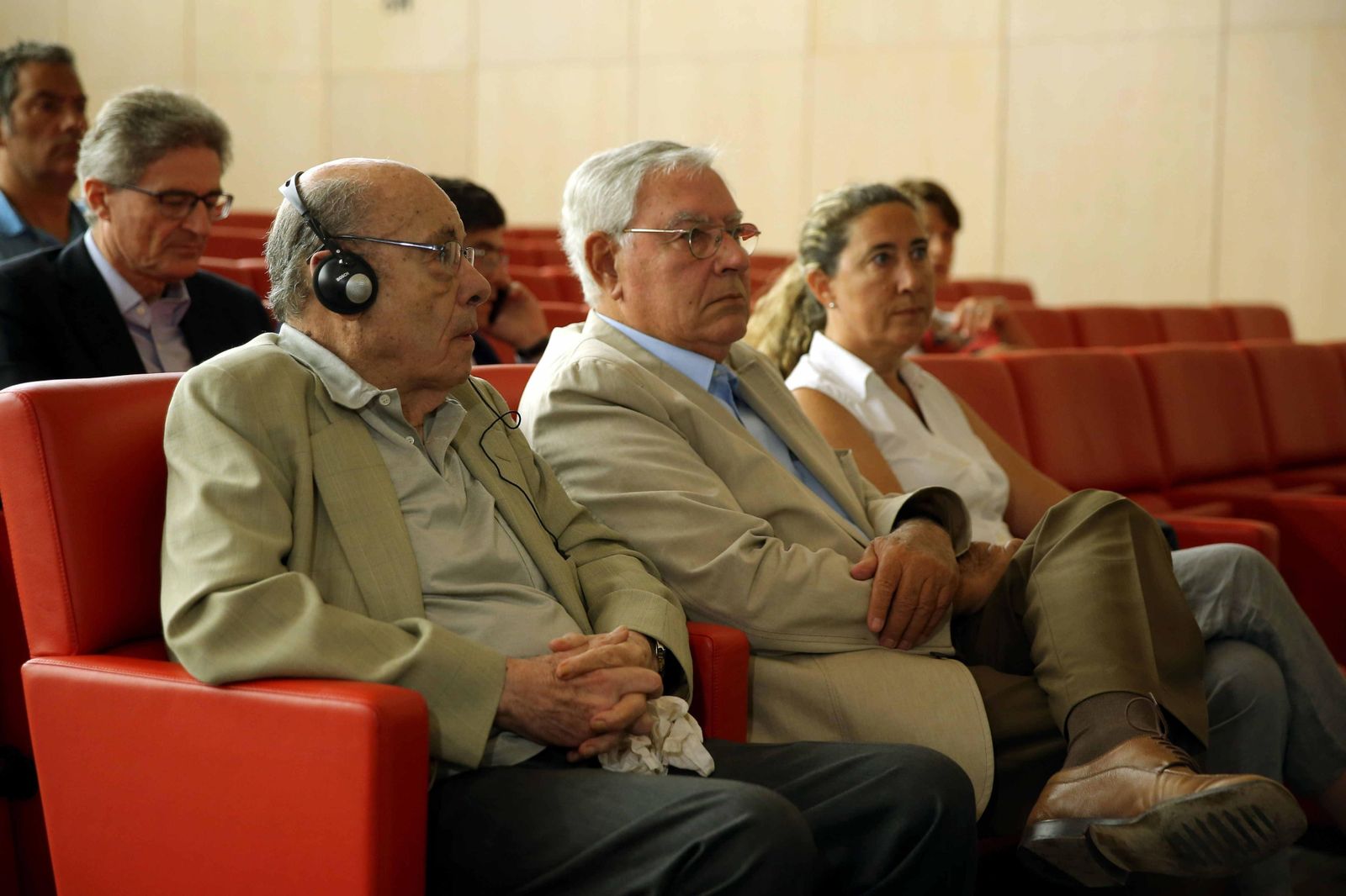 Félix Millet y Jordi Montull en la última sesión del juicio por el caso Palau