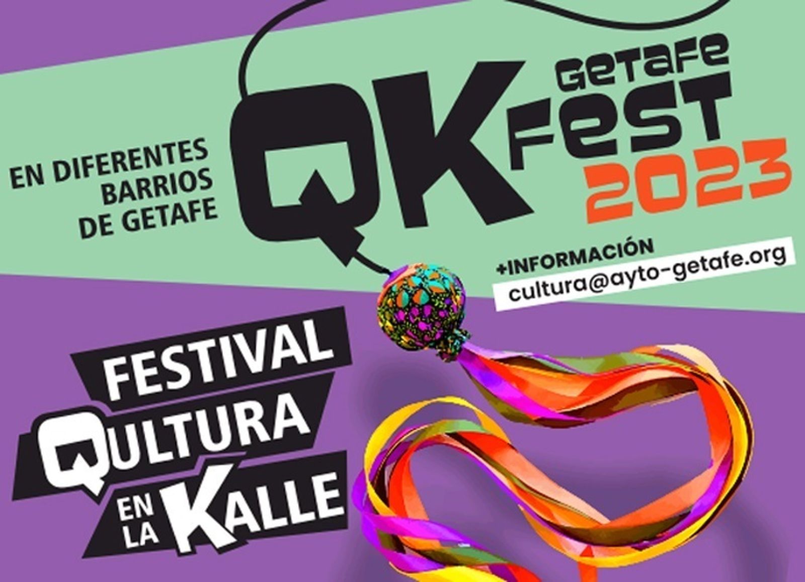 Cartel del Festival QKfest de Getafe