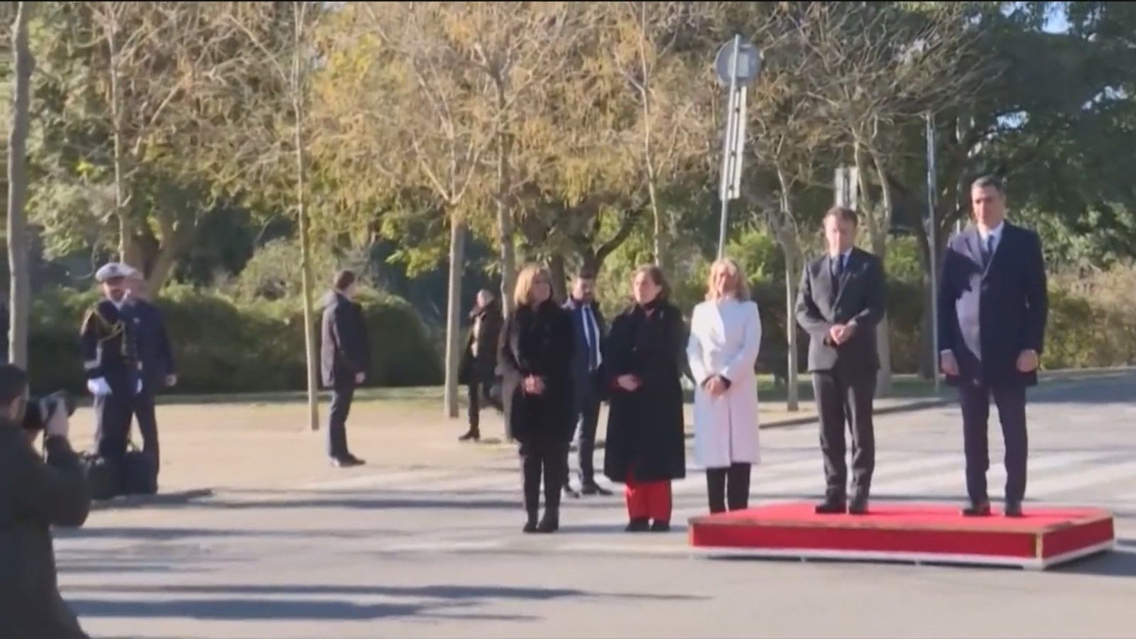 Aragonès se marcha de la cumbre hispano-francesa tras saludar a Macron y antes de los himnos