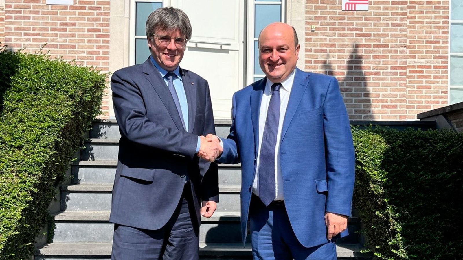 Puigdemont y Ortuzar (foto de archivo)