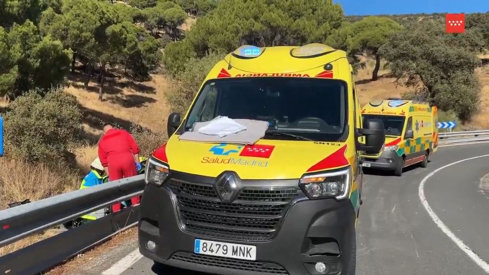 Accidente de moto en Robledo