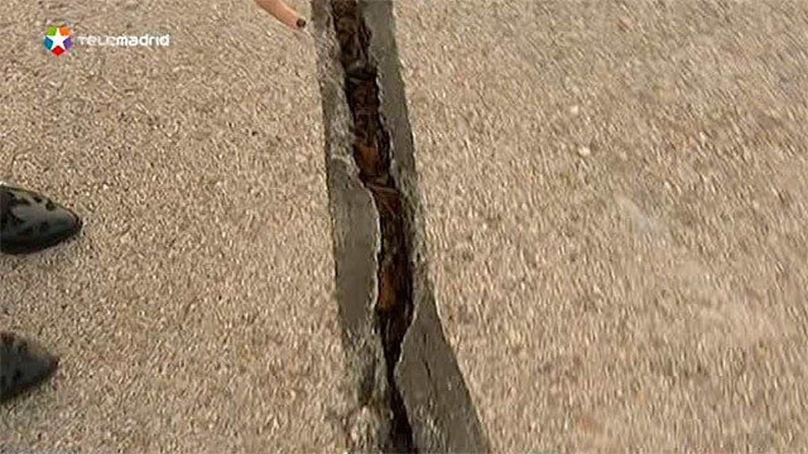 Preocupación en Villaverde por una grieta en un puente