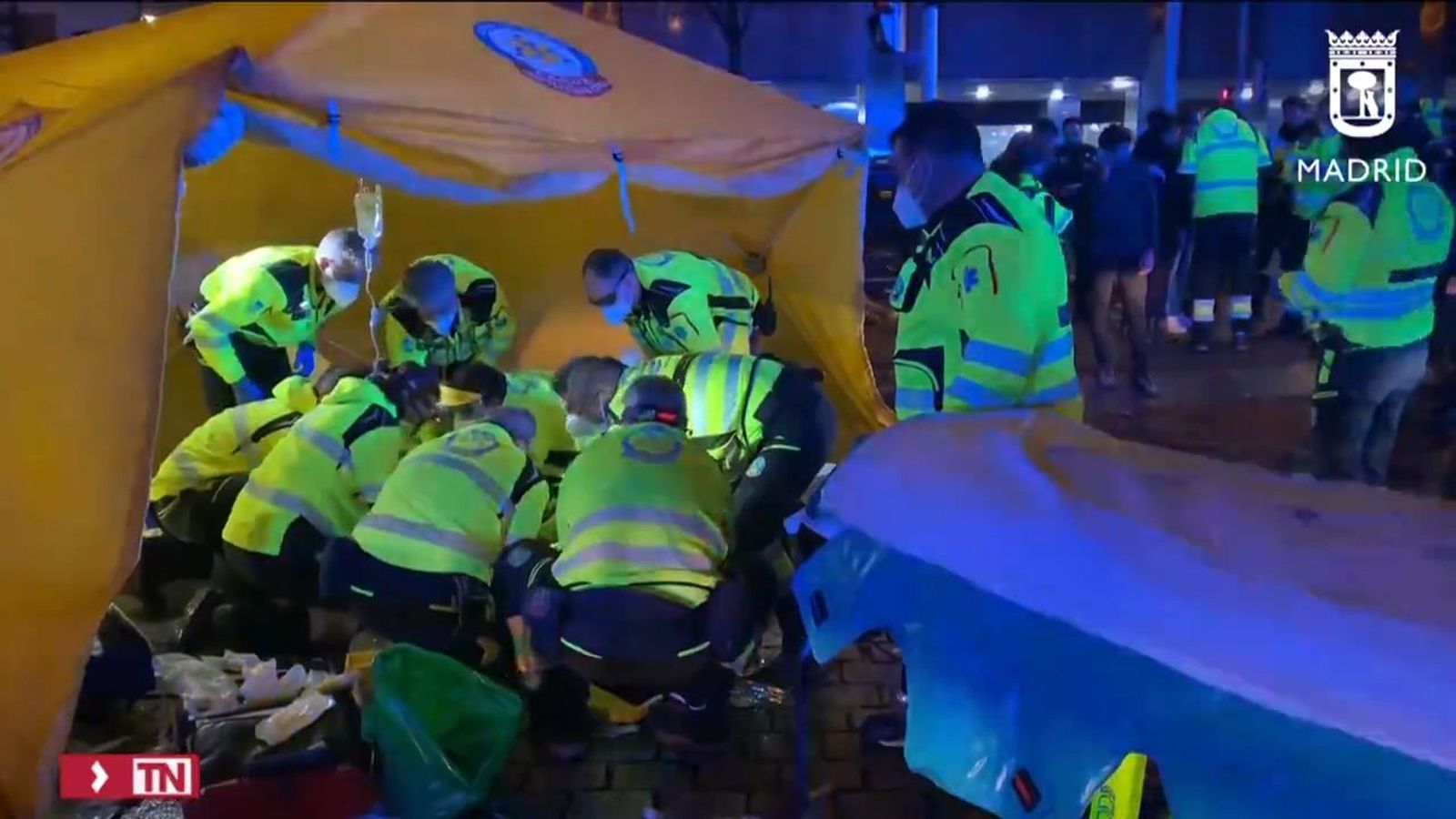 Muere el segundo joven del accidente de la Castellana