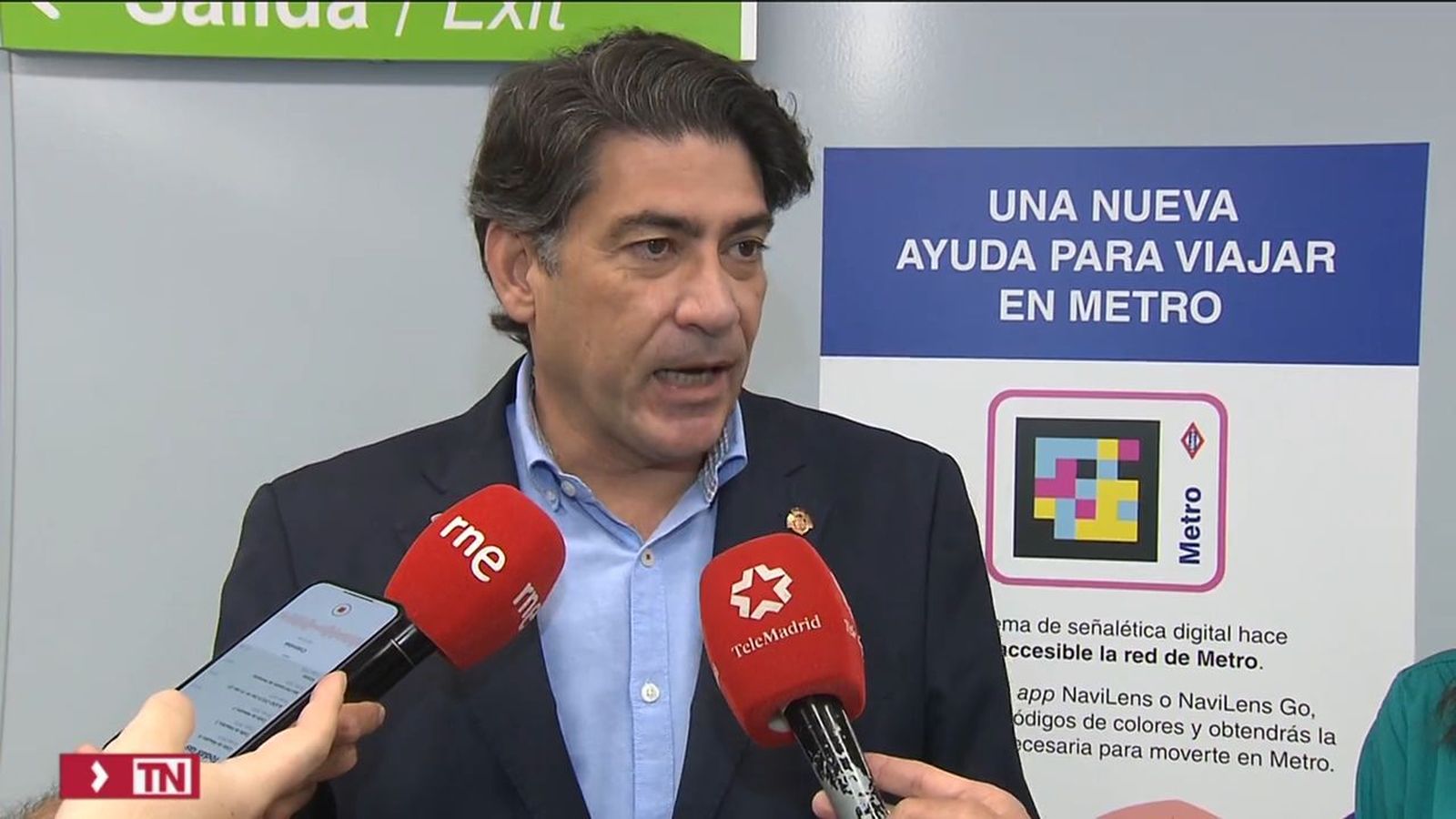 Guía para los ciegos en el metro