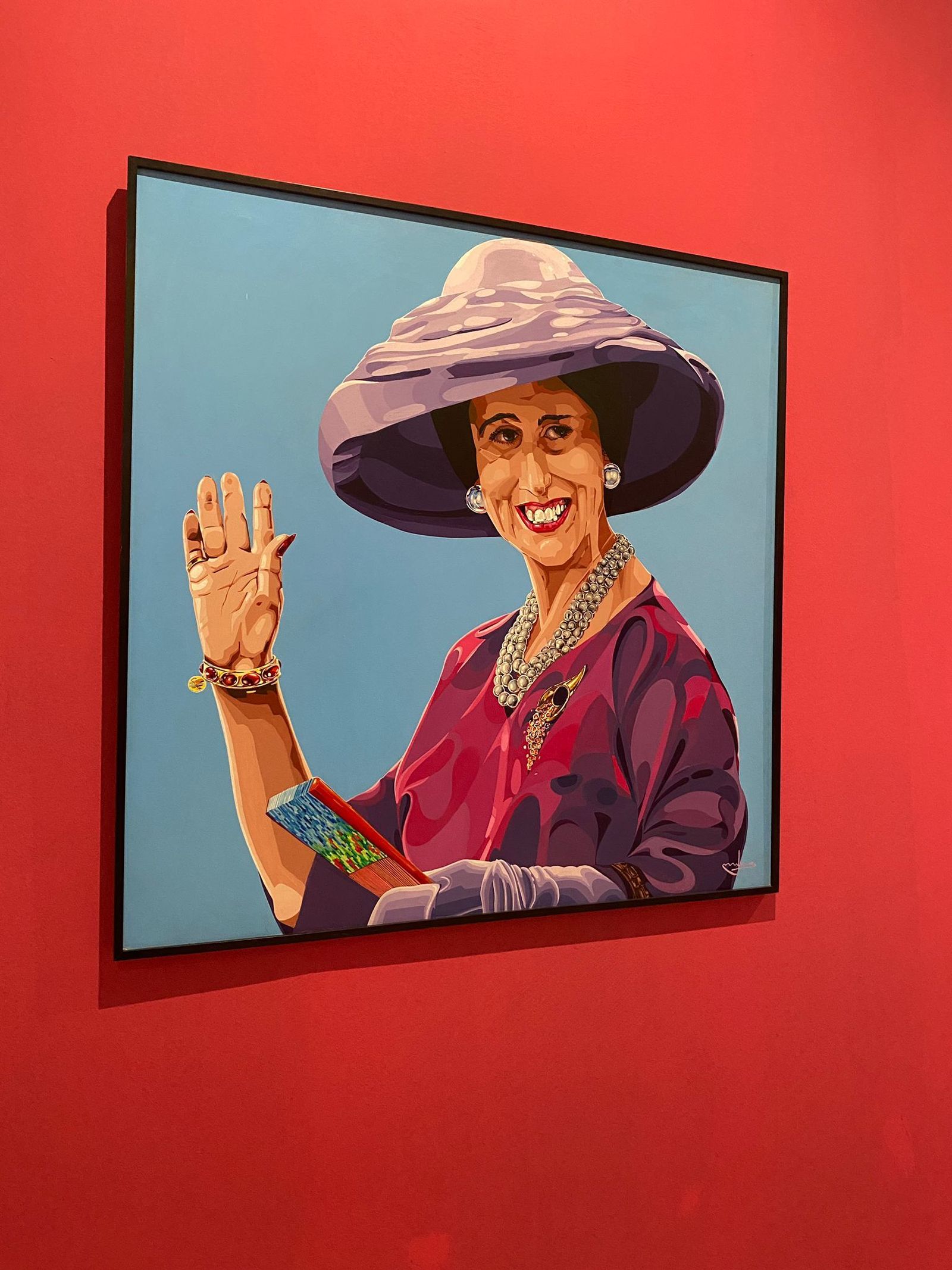 'Carmen Polo', obra de Enrique Naya, presente en la exposición de Fuenlabrada