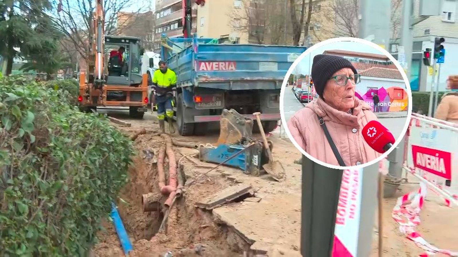 "No me he podido lavar ni la cara": 300 viviendas de Aluche, sin agua desde la madrugada por una avería