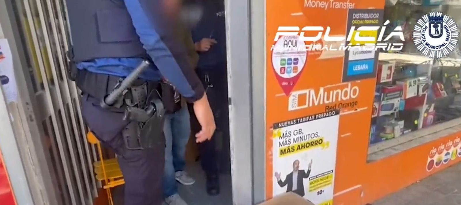 Operación policial en Usera