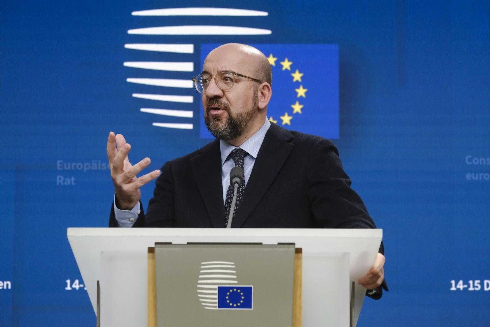 El presidente del Consejo Europeo, Charles Michel