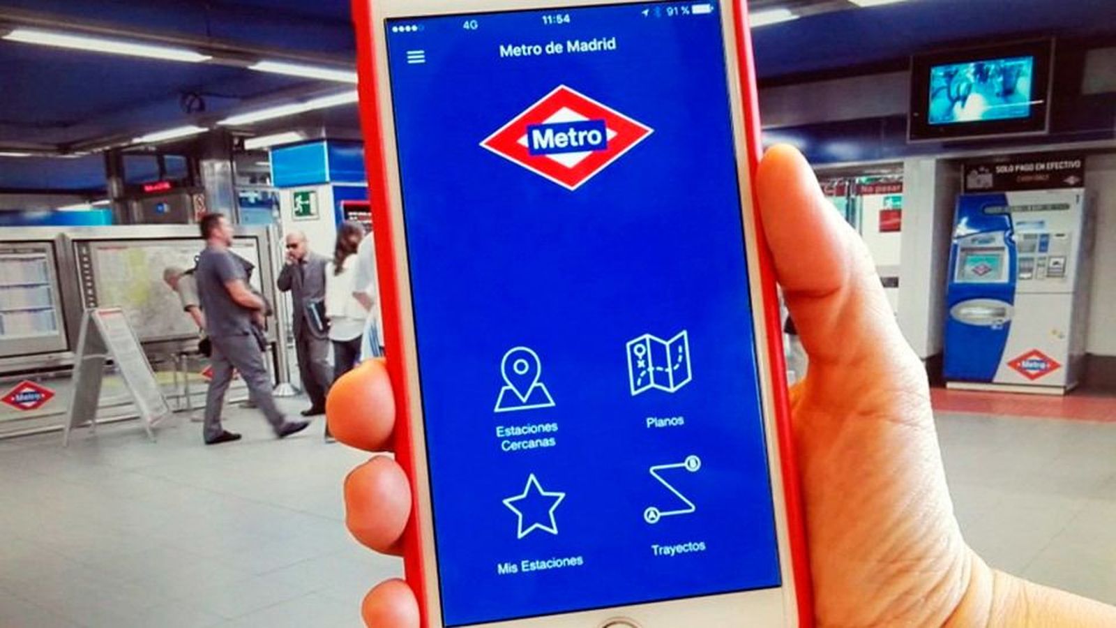 La aplicación de Metro de Madrid lanza una nueva funcionalidad