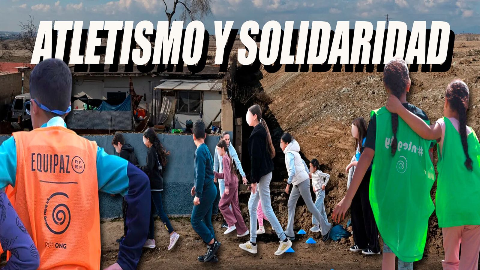 Atletismo para niños en la Cañada Real