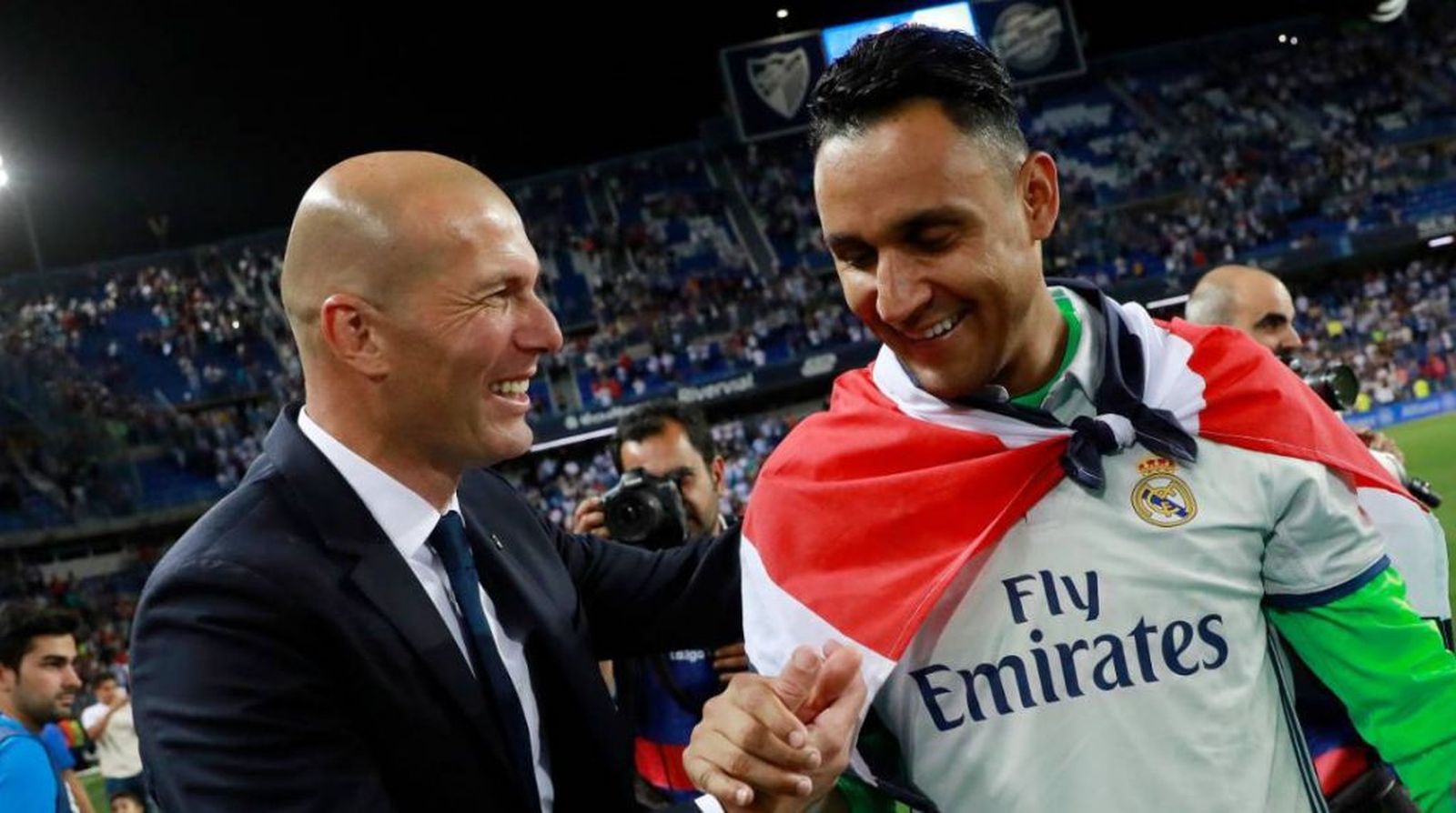 Zidane y Keylor