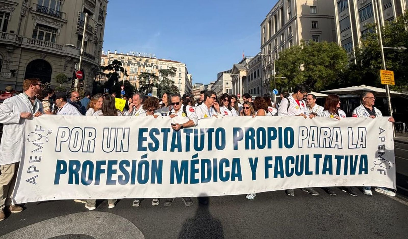 Manifestación de médicos en Madrid