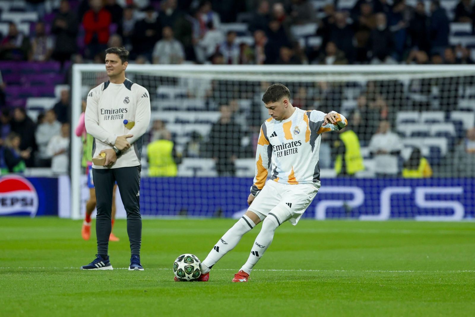 Valverde coge ritmo en la vuelta a los entrenamientos del Real Madrid