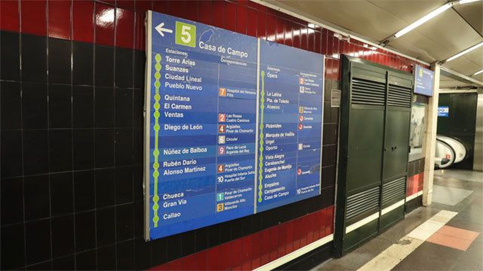 La Comunidad invertirá 60,6 millones  en la renovación de 23 estaciones de Metro