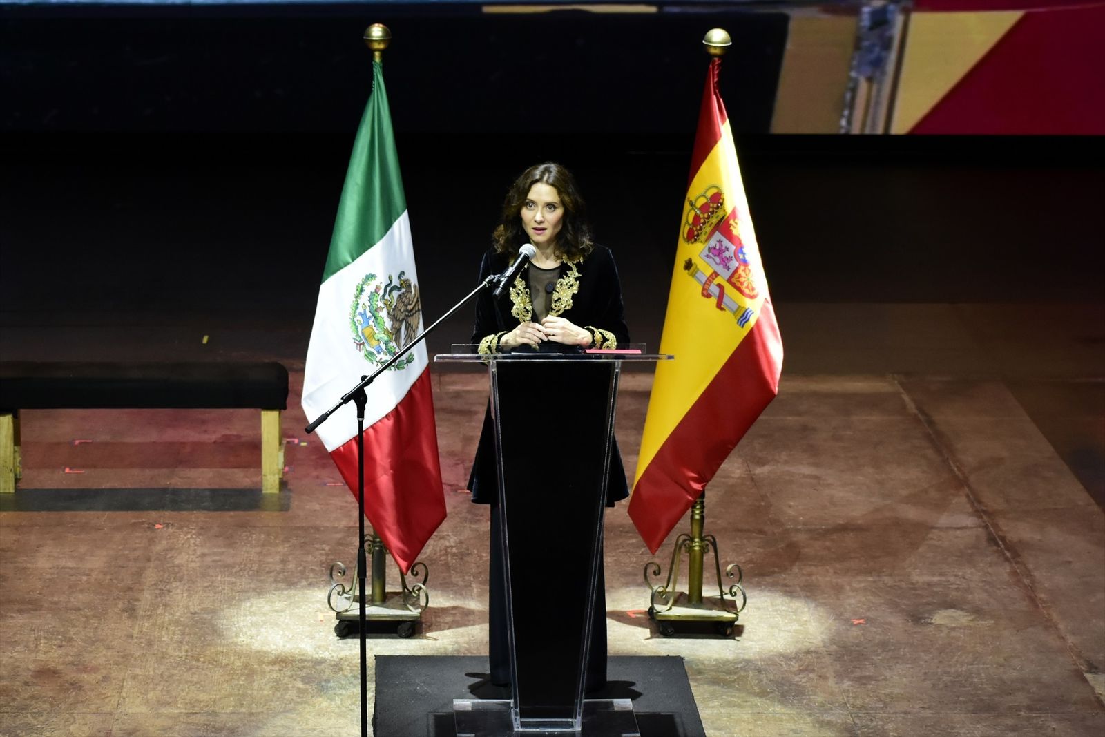 Isabel Diaz Ayuso, en su viaje a México