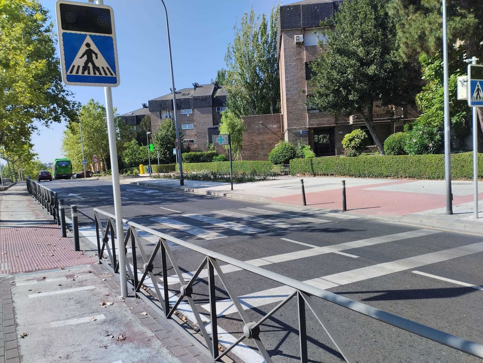 Paso de peatones en Majadahonda