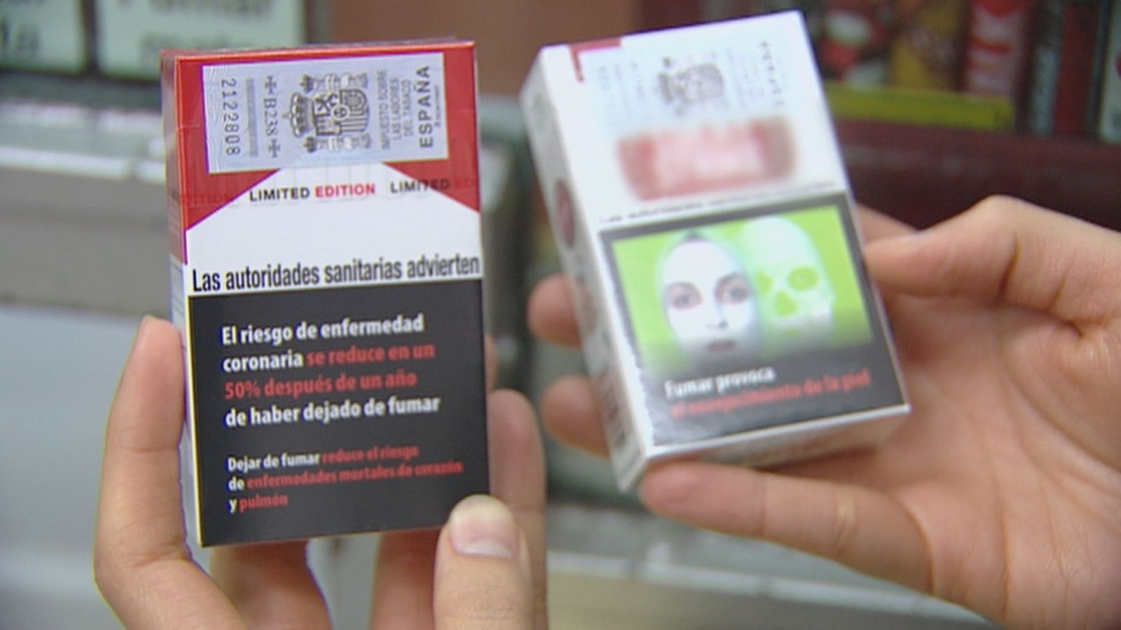 Cajetillas de tabaco