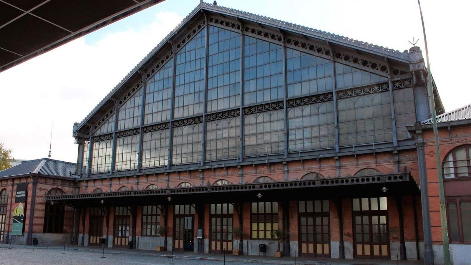 Estación de Delicias, actual Museo del Ferrocarril