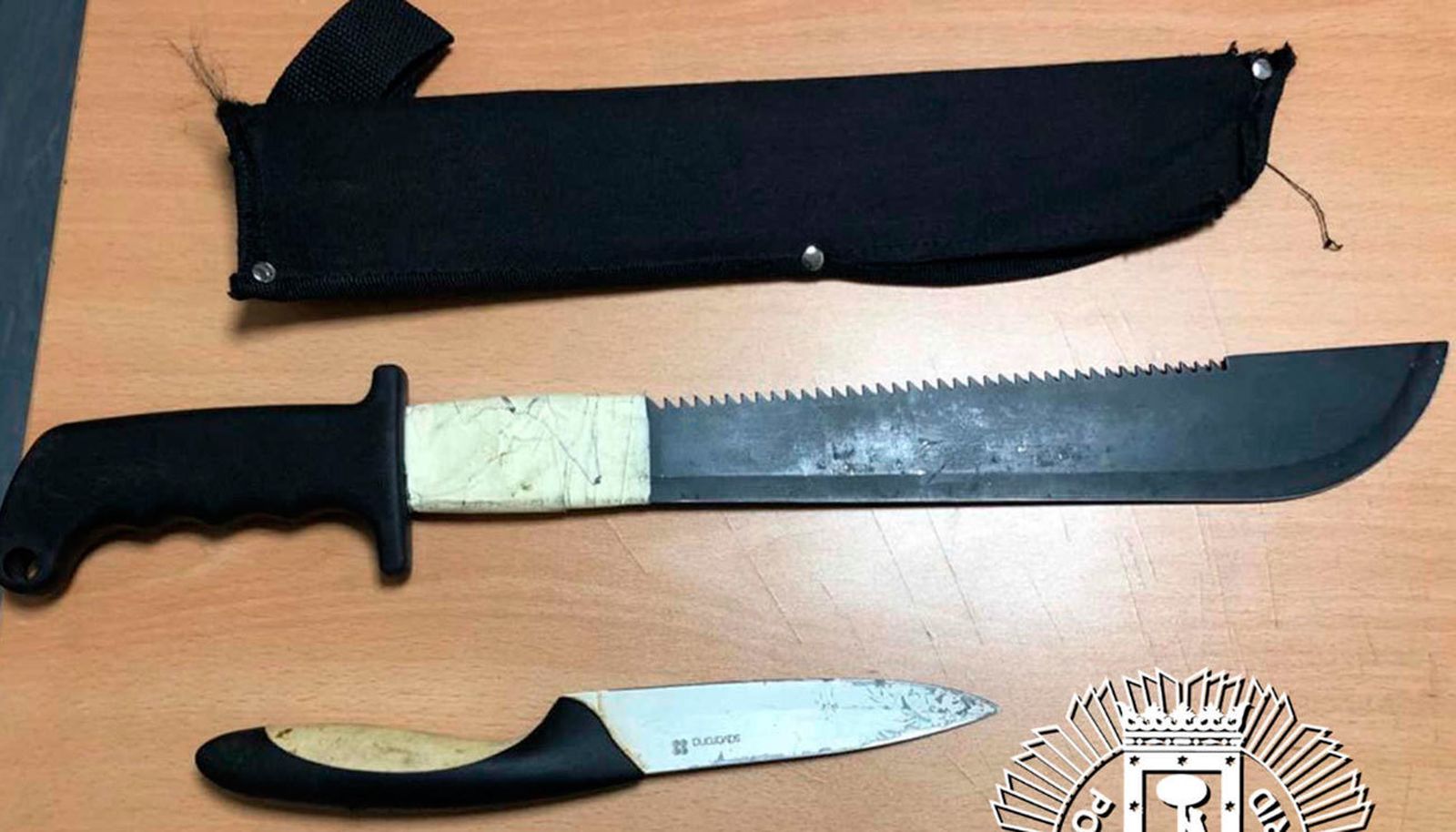 Dos detenidos durante una reyerta con machetes en La Elipa