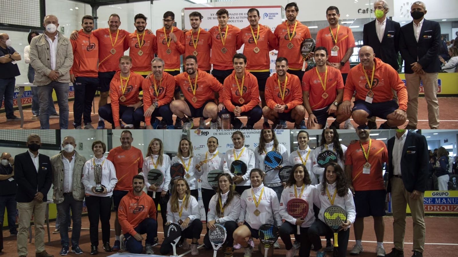 Equipos madrileños en el Campeonato de España de Pádel