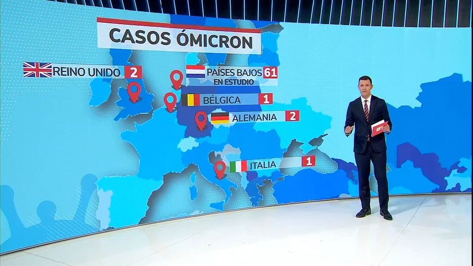 La variante Ómicron se extiende por el mundo, con más casos y el regreso de restricciones