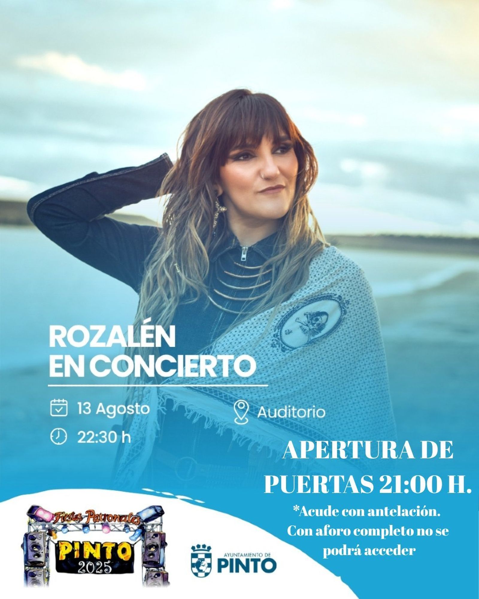 Rozalén y Bustamante llenan de música las Fiestas Patronales de Pinto