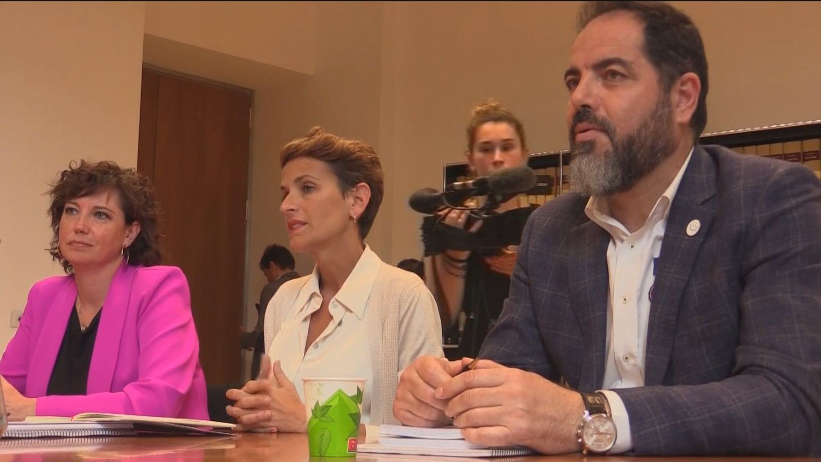 Geroa Bai planta a Chivite en la negociación la formación del Gobierno foral