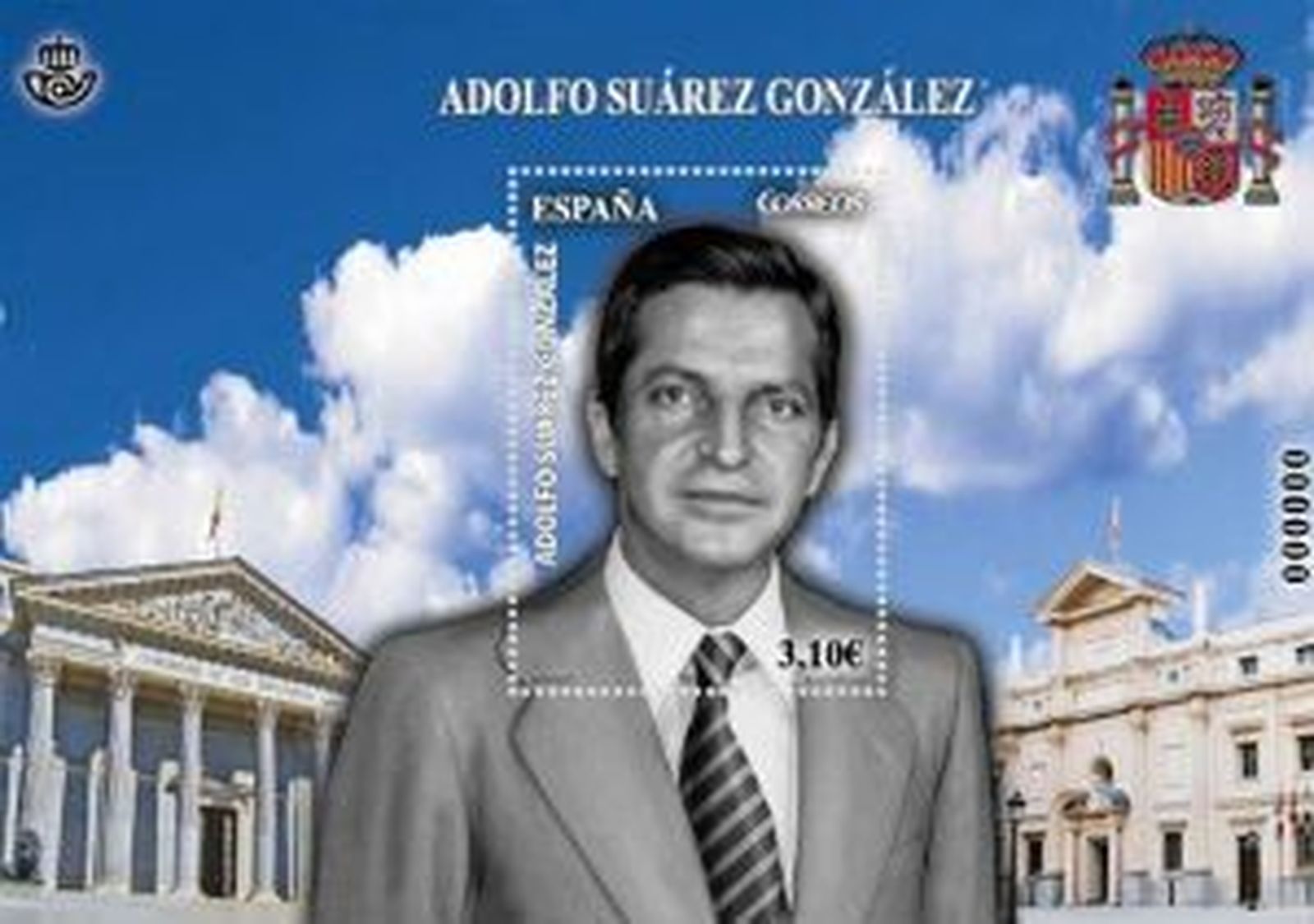 Adolfo Suárez tendrá el primer sello de una persona en vida