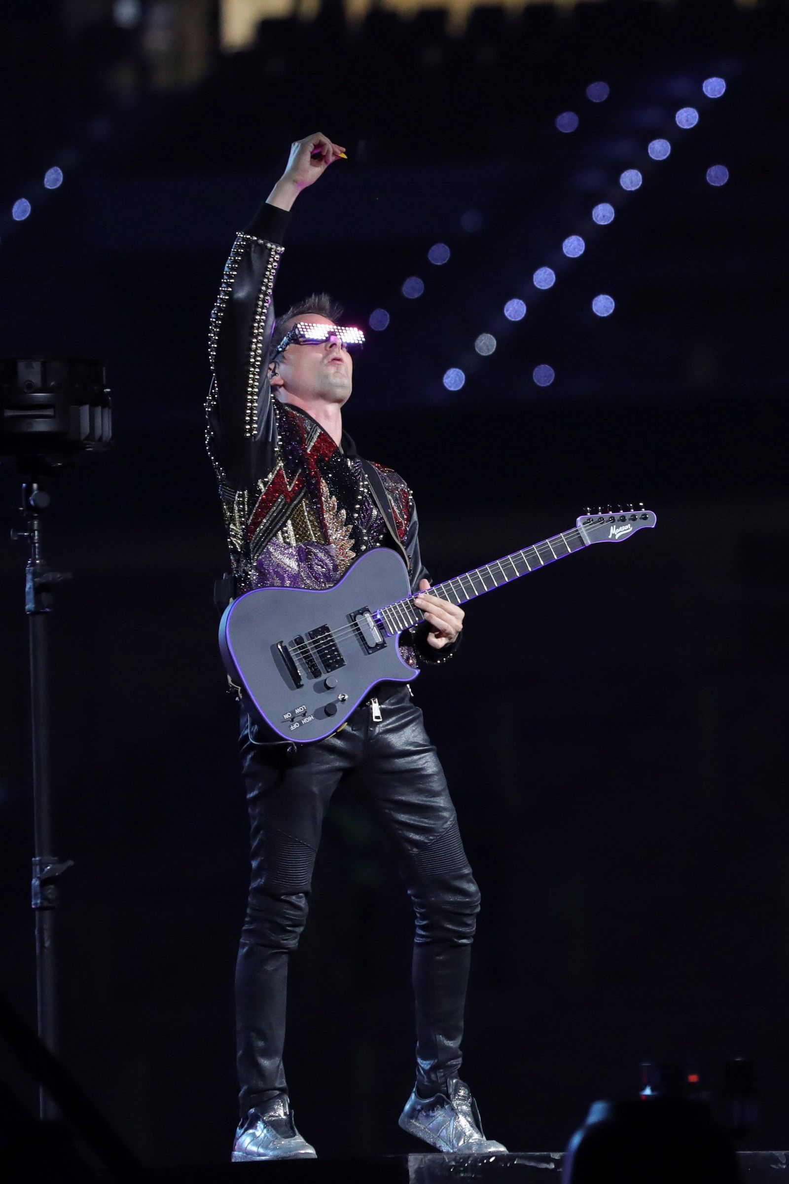 Muse descarga su enérgico rock con un monumental show en el Wanda Metropolitano